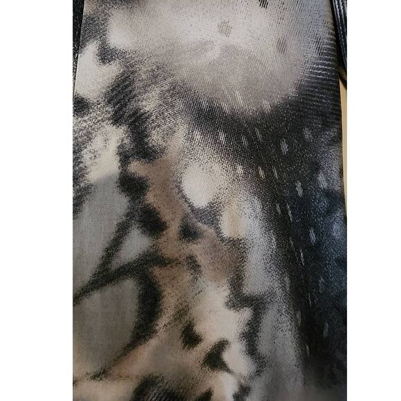 Clara Sun Woo Asymmetrical Sharkbite Hem 3/4 Ruched Sleeve Tunic XS - Picture 7 of 9